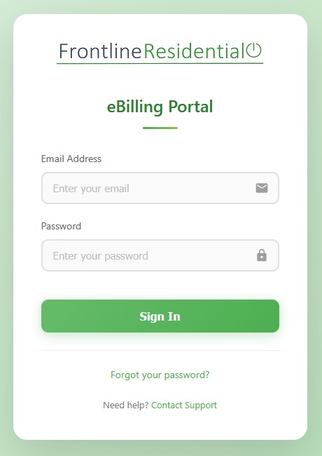 Frontline Energy - Portal for Energy Meters