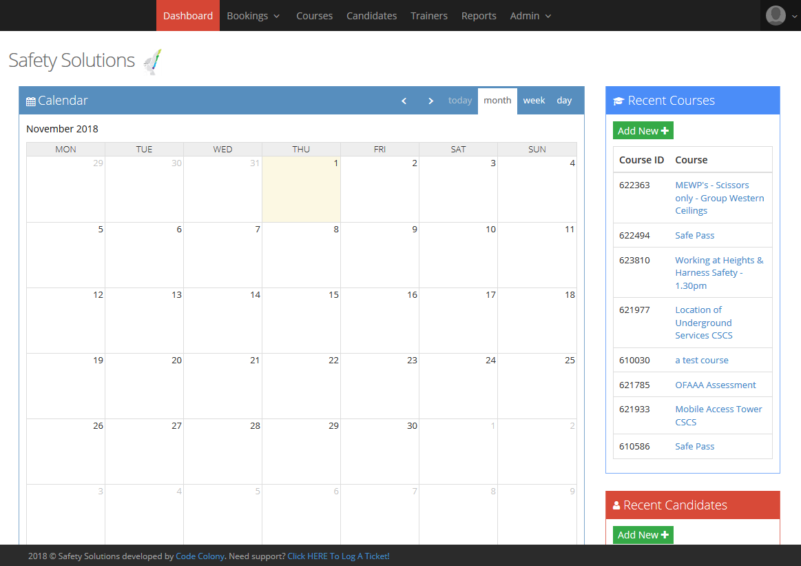 Safety Solutions Portal